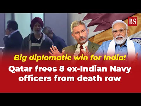 Big diplomatic win for India! Qatar frees 8 ex-Indian Navy officers from death row [Video]