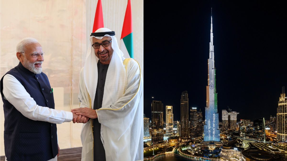 Burj Khalifa Lights Up With Tricolour To Welcome ‘Guest Of Honour’ PM Modi To World Government Summit 2024 [Video]
