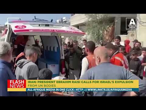 IRAN PRESIDENT EBRAHIM RAISI CALLS FOR ISRAEL’S EXPULSION FROM UN BODIES [Video]