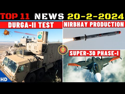 Indian Defence Updates : Durga-2 Test,Super Sukhoi Phase-1,Nirbhay Mass Production,40 Tejas Export [Video]