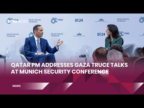 Qatar PM Addresses Gaza Truce Talks At Munich Security Conference [Video]