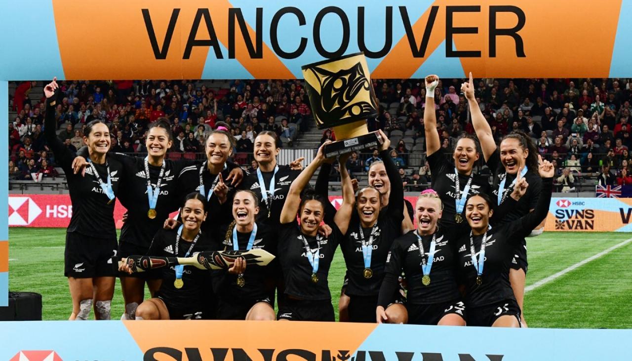 Rugby Sevens: Black Ferns Sevens crowned champions in Vancouver, All Blacks Sevens stumble in final [Video]