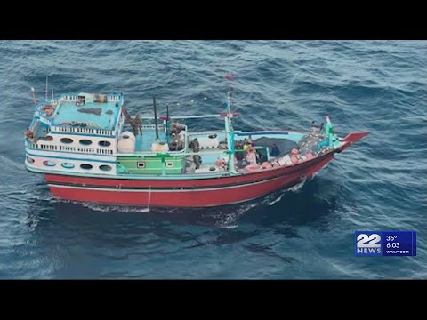 4 charged in transporting suspected Iranian-made weapons. 2 SEALs died in intercepting the ship [Video]