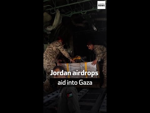 Jordan airdrops aid into Gaza [Video]