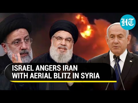 Iran-backed Stronghold Flattened In Israeli Strikes In Syria; Two Pro-Hezbollah Fighters Killed [Video]