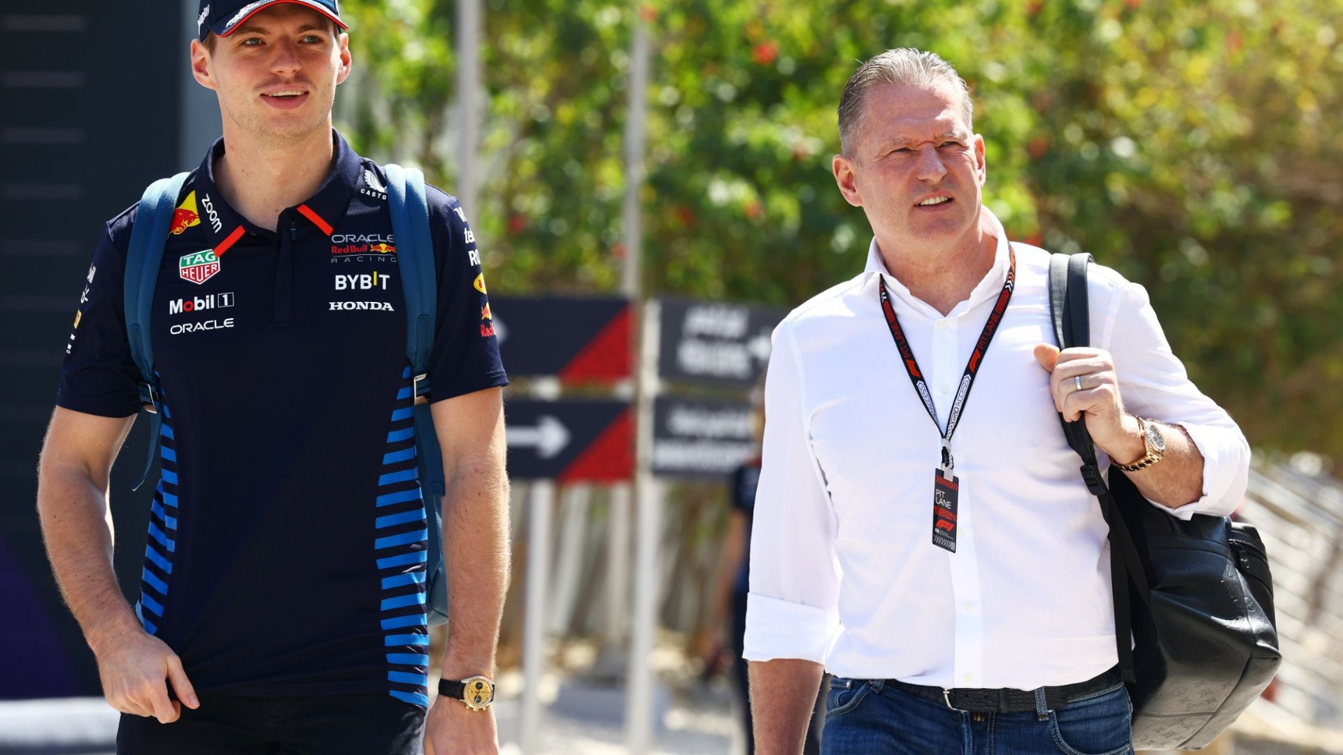 Max Verstappen’s dad Jos DENIES being behind Christian Horner sext leak after pair’s explosive paddock row at Bahrain F1 [Video]