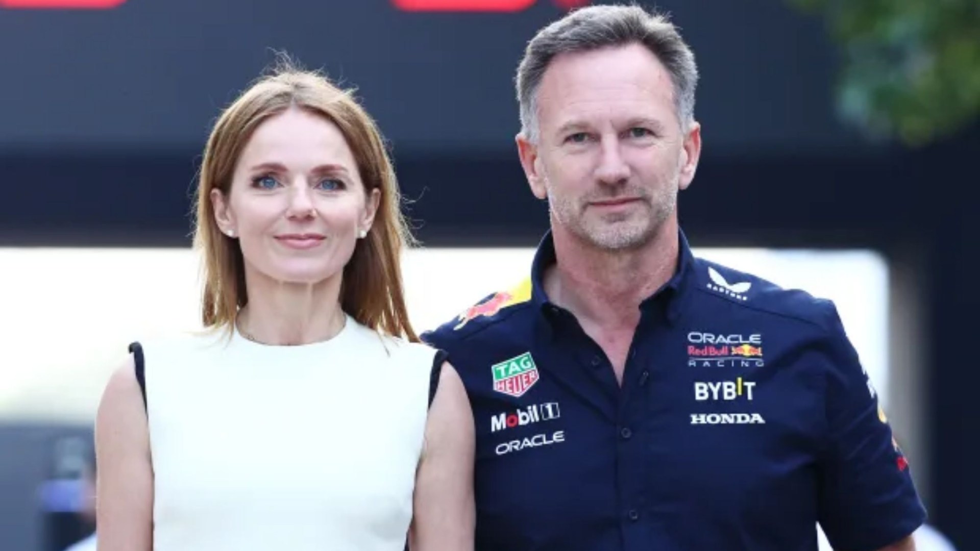 Christian Horner tried to down play sext scandal by telling wife Geri Halliwell that probe was over ‘promotion row’ [Video]