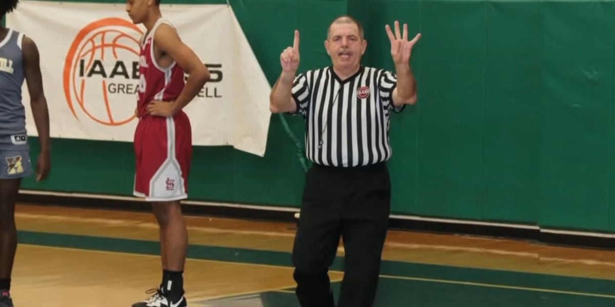 Referee dies after collapsing on court at middle school basketball game [Video]