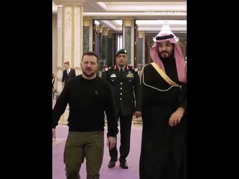 Ukrainian President Zelensky visits Saudi Arabia, meets Crown Prince Mohammed bin Salman [Video]