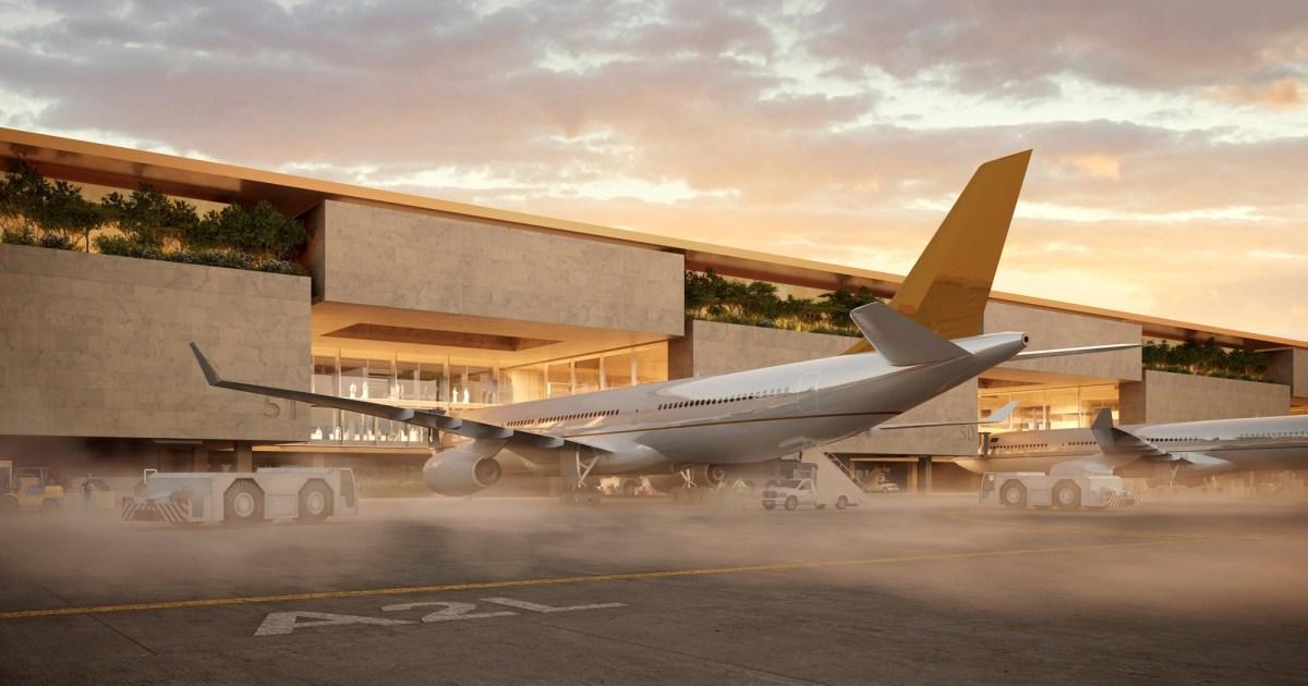 A sneak peek at the worlds biggest airport set to open in 2030 [Video]