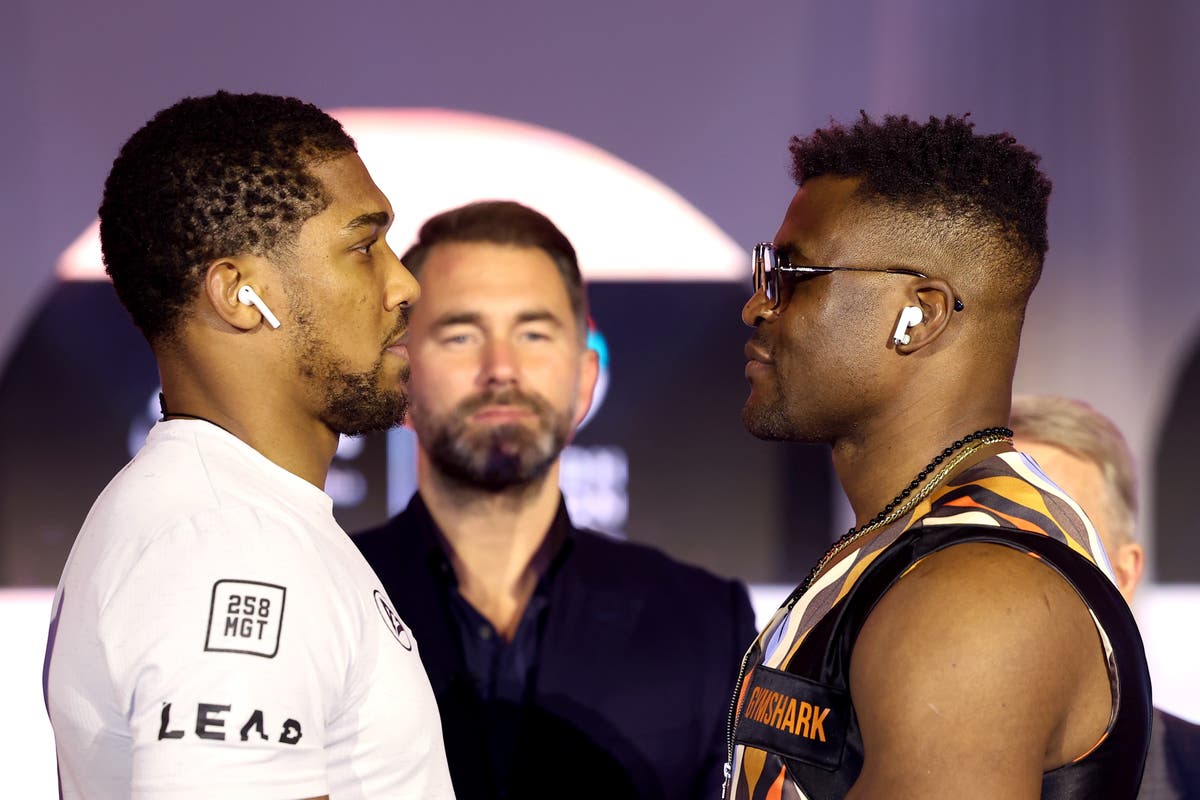Anthony Joshua promises straight-up war with Francis Ngannou [Video]