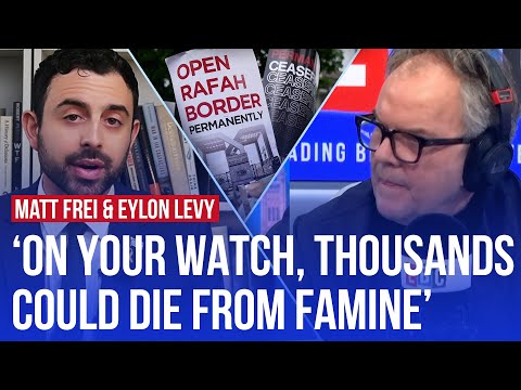 Matt Frei takes on Eylon Levy over Gaza aid | LBC [Video]
