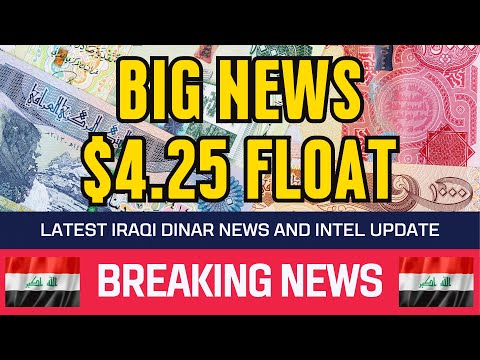 🔥 Iraqi Dinar 🔥 BIG News: IQD Exchange Rate Dropping Zeros to $4.25 Float 🔥 Guru News Today  🤑🎉 [Video]