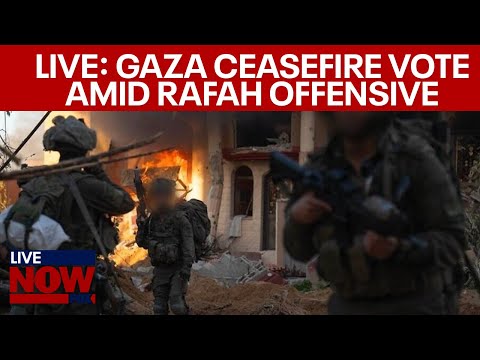 LIVE: Israel-Hamas war Gaza ceasefire vote amid Rafah offensive plan | LiveNOW from FOX [Video]