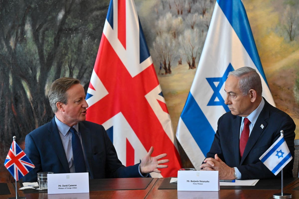 Foreign secretary David Cameron warns of arms embargo to Israel as international pressure mounts [Video]
