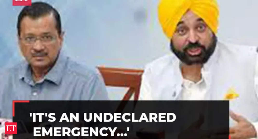Kejriwals arrest: Punjab CM Bhagwant Mann hits out at BJP, says ‘It’s an undeclared emergency’ – The Economic Times Video