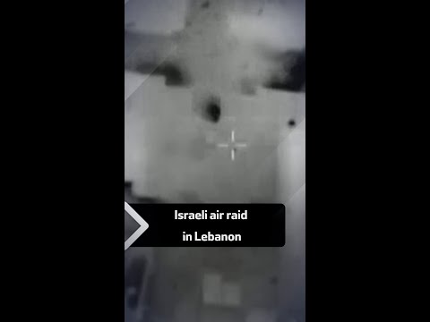 Israel releases footage said to show air raid on Hezbollah stronghold in Lebanon [Video]