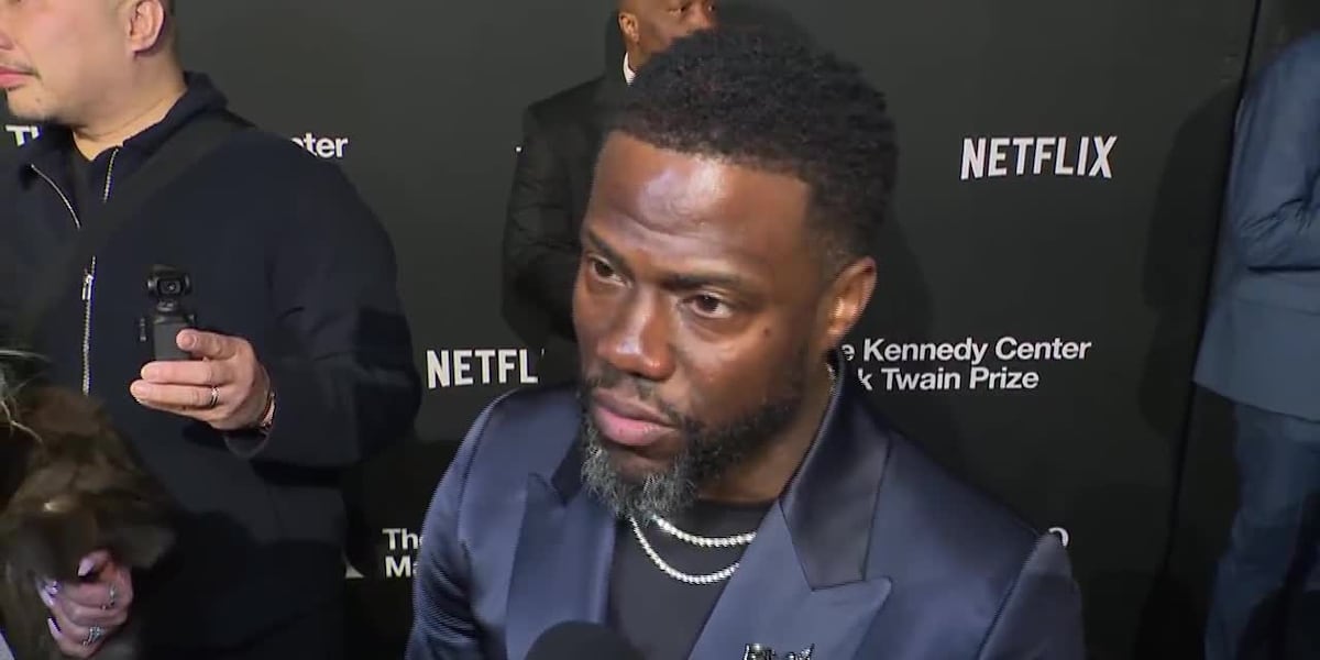 Comedian Kevin Hart says he loves that ‘laughter makes everything go away’ [Video]
