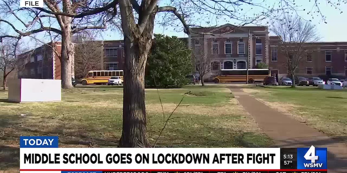 Middle school goes on lockdown after fight [Video]