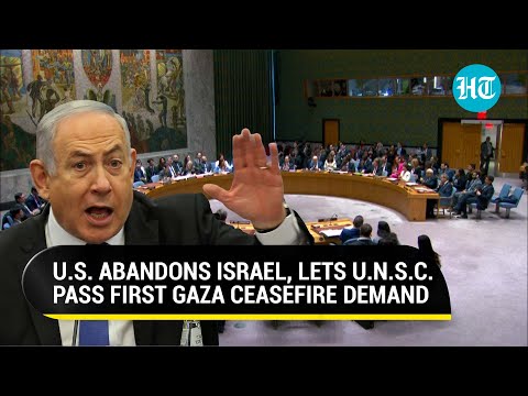 Big UNSC Blow To Israel: USA Ignores Netanyahu’s Threat To Let Gaza Ceasefire Resolution Be Passed [Video]