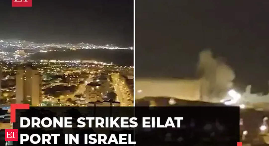 Eilat: Iran-backed Iraqi resistance attacks Israel’s Eilat port with drones; no casualties reported – The Economic Times Video
