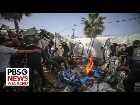 News Wrap: 2 Palestinians killed, journalists injured in Israeli strike at Gaza hospital [Video]