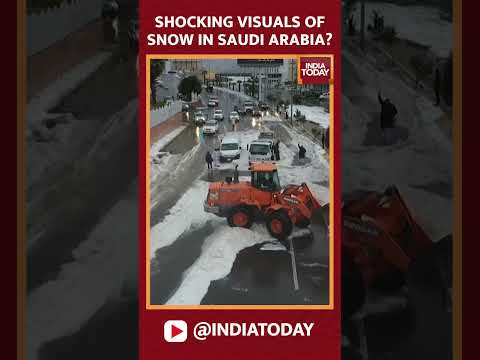 Heavy Hail In Southern Asir Region Of Saudi Arabia Turns Streets White [Video]