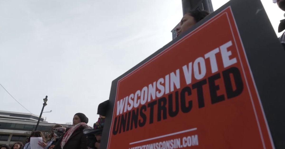 Young progressive Wisconsin voters planning to partake in uninstructed protest vote [Video]