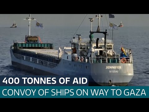 Ships with a second round of aid for Gaza have departed Cyprus as hunger concerns soar | ITV News [Video]