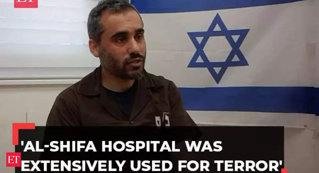 Israel Hamas War: IDF releases video of Hamas military intelligence officer captured from Gaza’s Al-Shifa hospital – The Economic Times Video