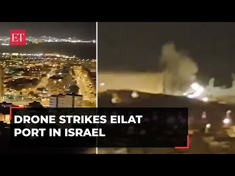 Iran-backed Iraqi resistance attacks Israel’s Eilat port with drones; no casualties reported [Video]