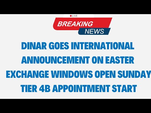 Iraqi Dinar | Exchange windows Open On Sunday Tier 4B Appointment are Start Iraqi Dinar News Today [Video]