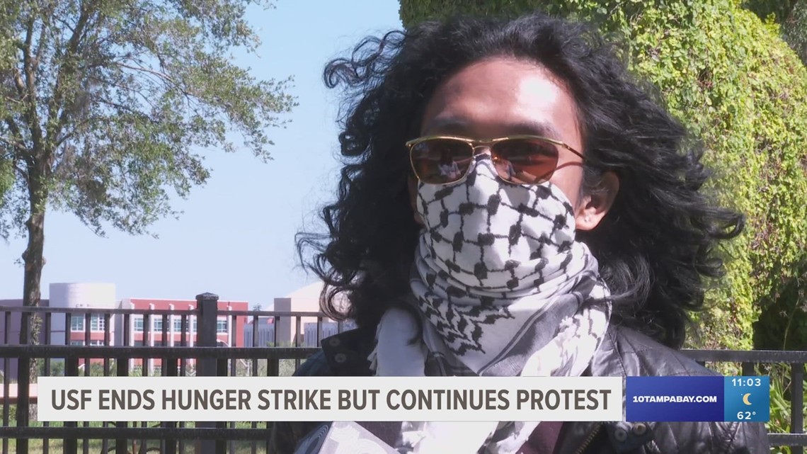 USF students call off hunger strike in support of Palestine [Video]