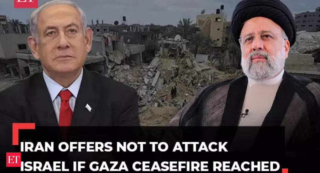 Gaza Ceasefire: Iran offers not to attack Israel if Gaza ceasefire works; victory near, claims Netanyahu – The Economic Times Video