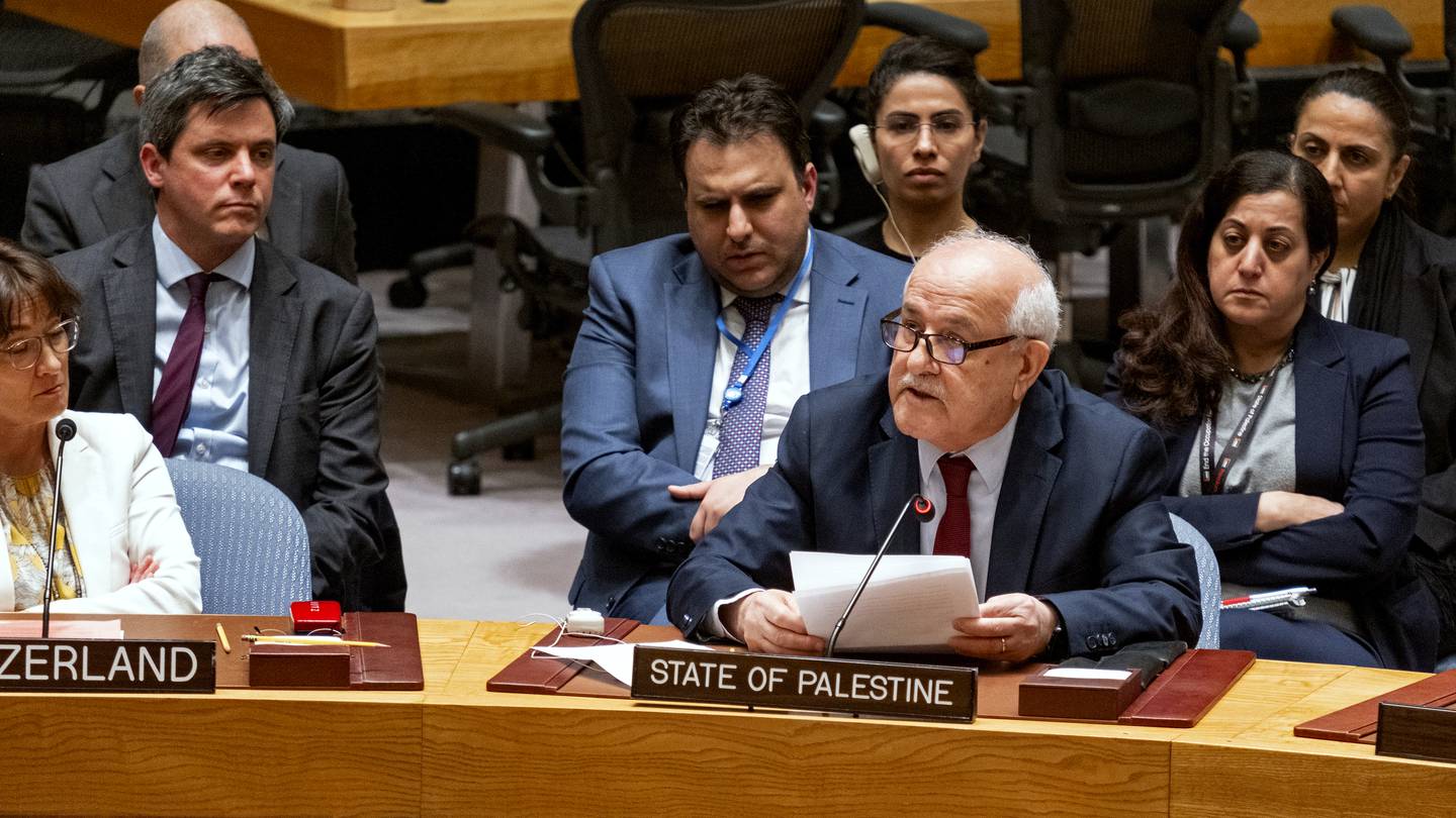 The Security Council revives the Palestinian Authoritys UN hopes. The US says not yet  WHIO TV 7 and WHIO Radio [Video]