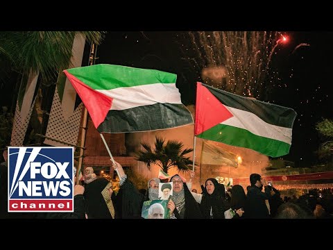 Anti-Israel protesters applaud Iranian attack [Video]