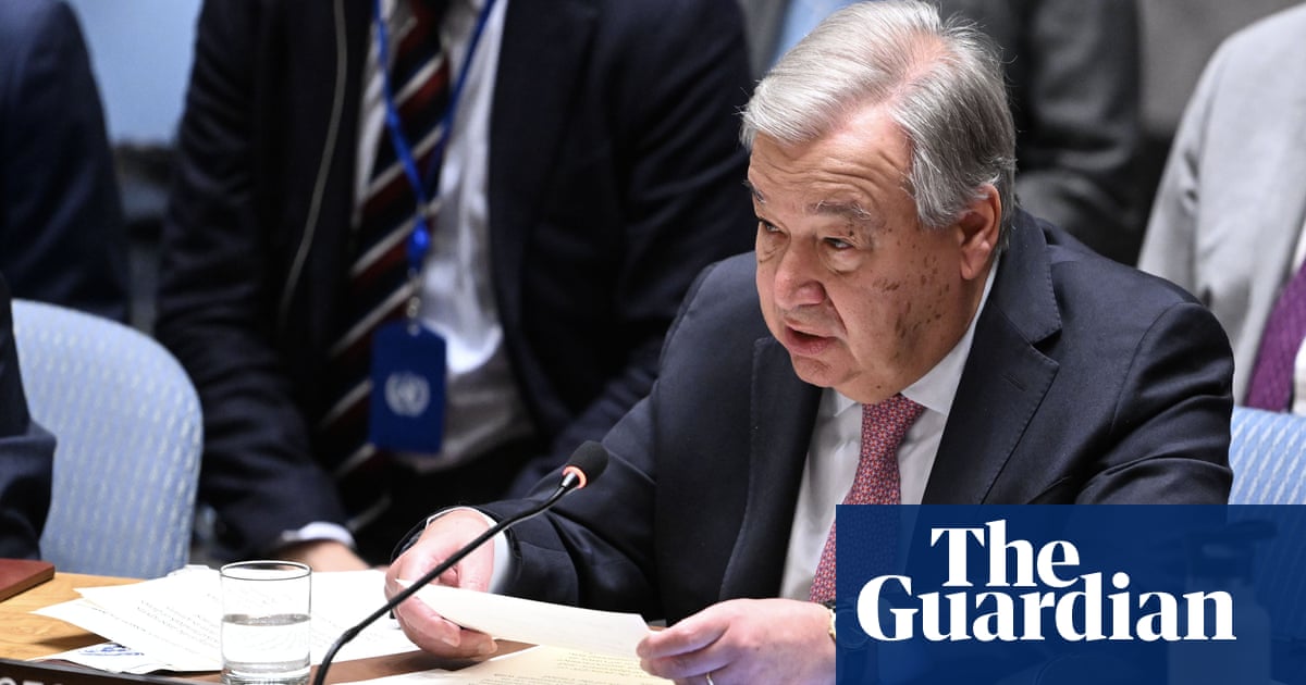 Middle East on the brink, says UN chief, amid growing concerns of Israel strike on Iran  video | World news