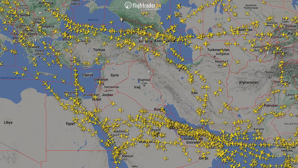Will your holiday plans be disrupted by tensions in the Middle East? Britons flying abroad to hotspots like Dubai are warned Israel and Iran conflict is the biggest single disruption to flights since 9/11 [Video]