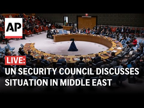 LIVE: UN Security Council discusses situation in Middle East [Video]