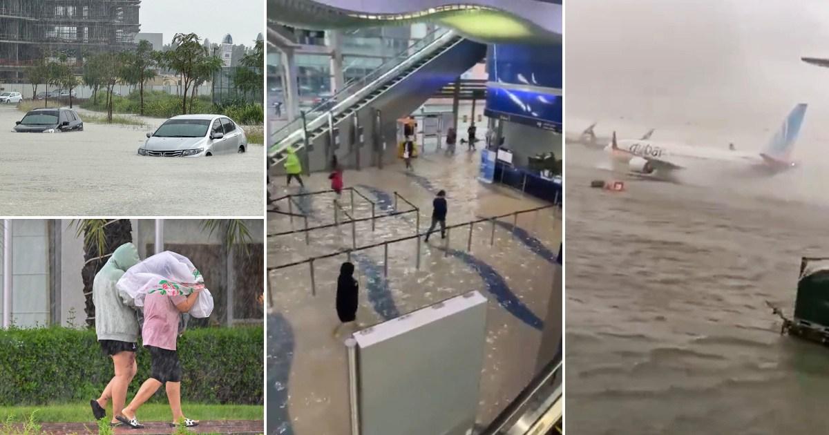 Dubai airport flooded, flights cancelled and suspended in huge storm | World News [Video]