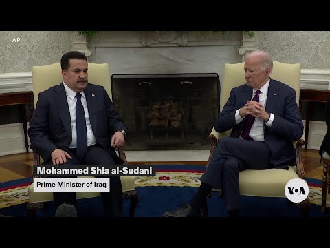 Biden meets Iraqi PM amid escalating Mideast tensions | VOANews [Video]