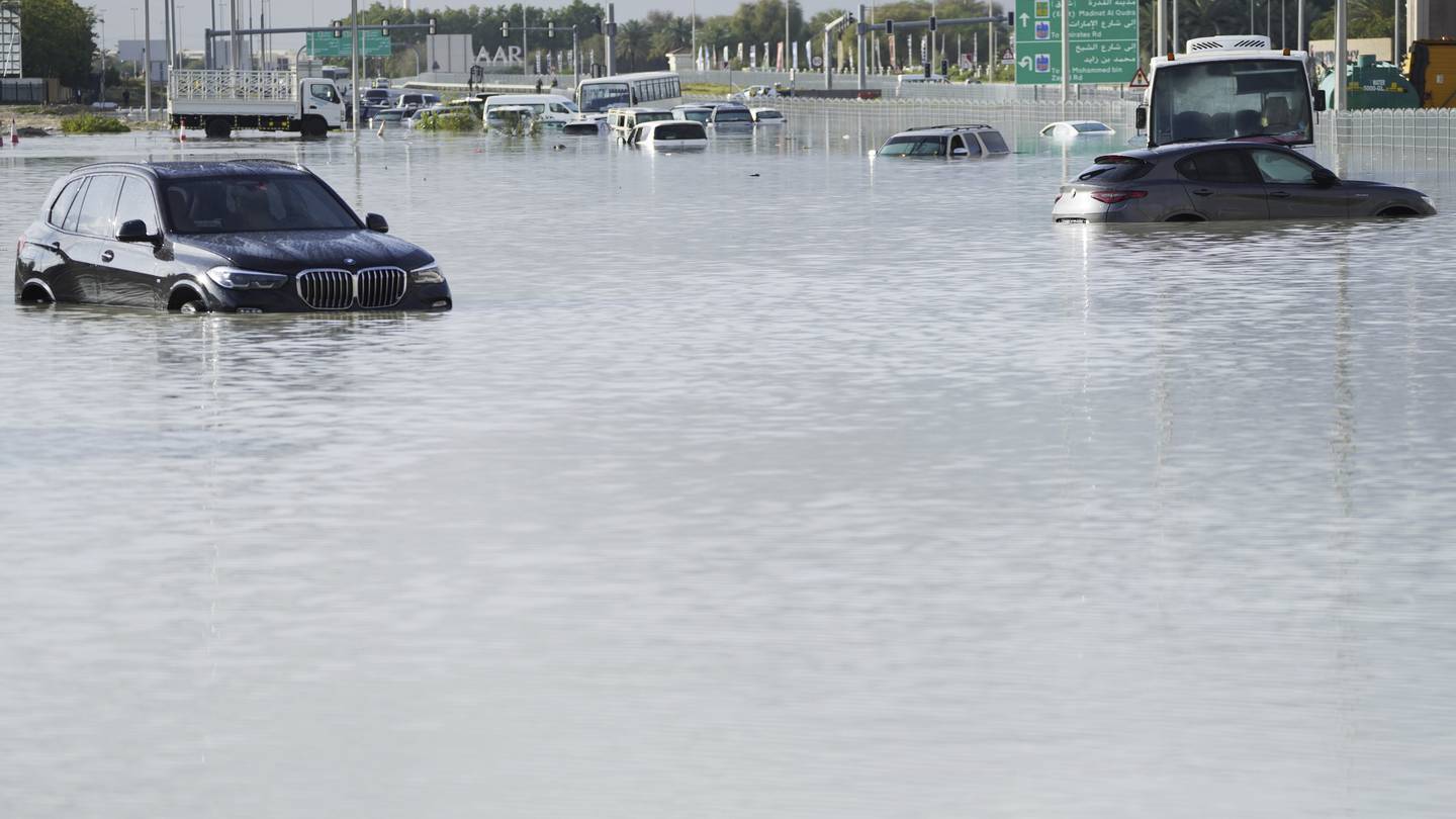 Storm dumps heaviest rain ever recorded in desert nation of UAE, flooding roads and Dubai’s airport  WSOC TV [Video]