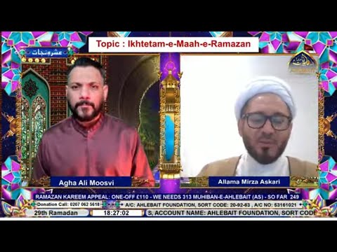 🔴 Khuda Ki Taraf | Agha Ali Moosvi | Maulana Mirza Askari Kuwait | 29th Ramazan 2024 | Ahlebait TV [Video]