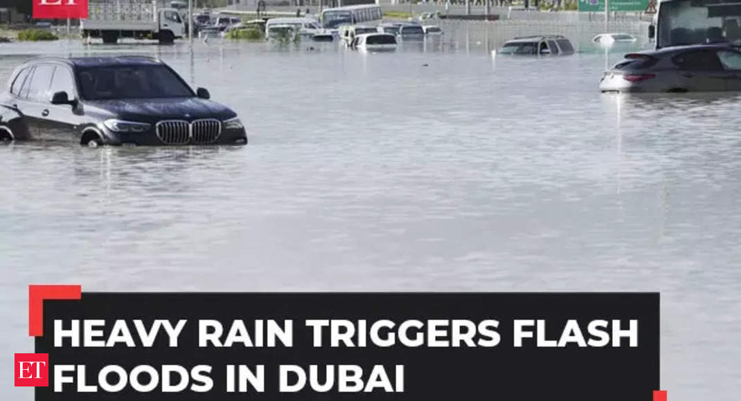 UAE weather: Dubai flash flood: UAE hit by heaviest rainfall in 75 years; airport flooded, roads shut – The Economic Times Video