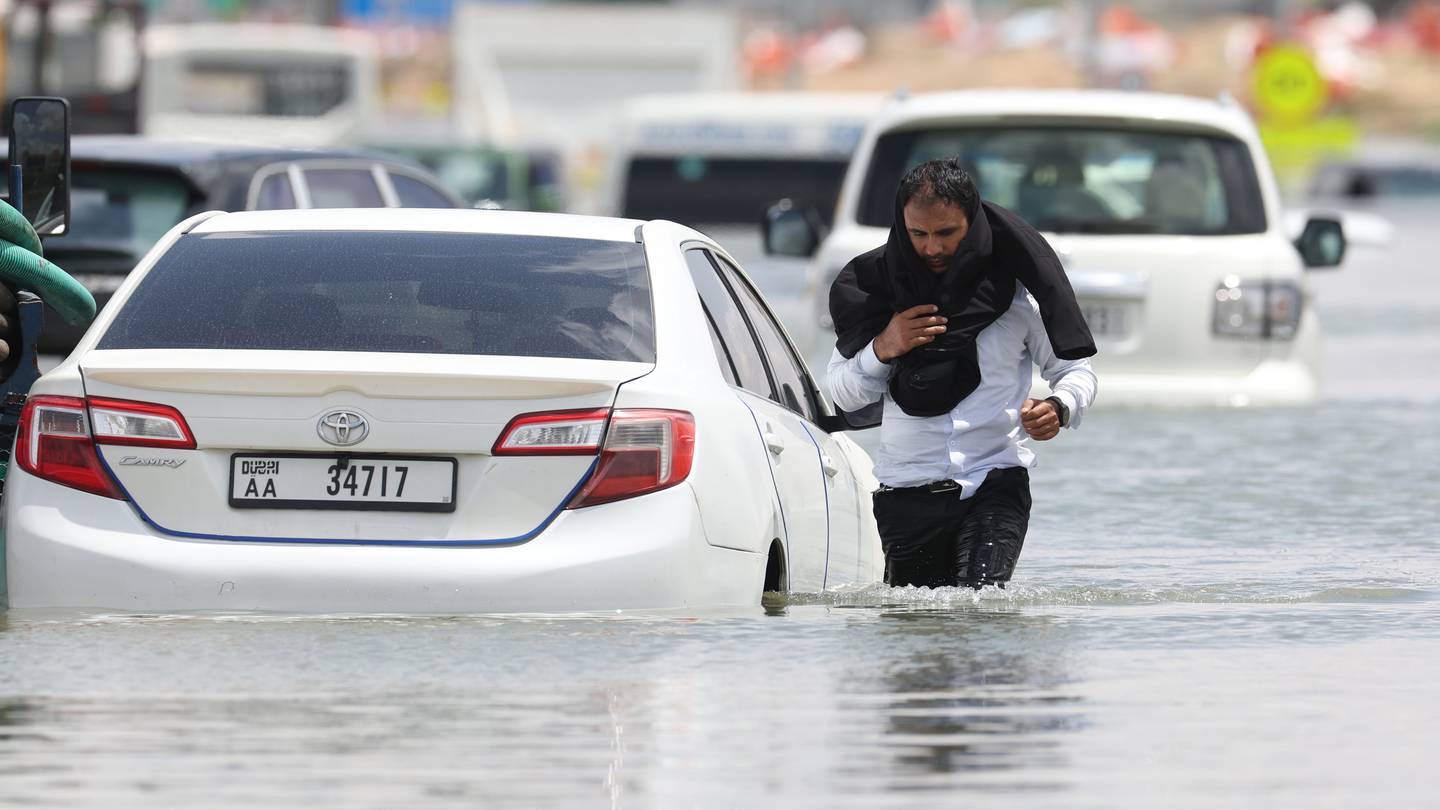 Dramatic photos and videos after UAE sees heaviest rainfall in 75 years  WSOC TV