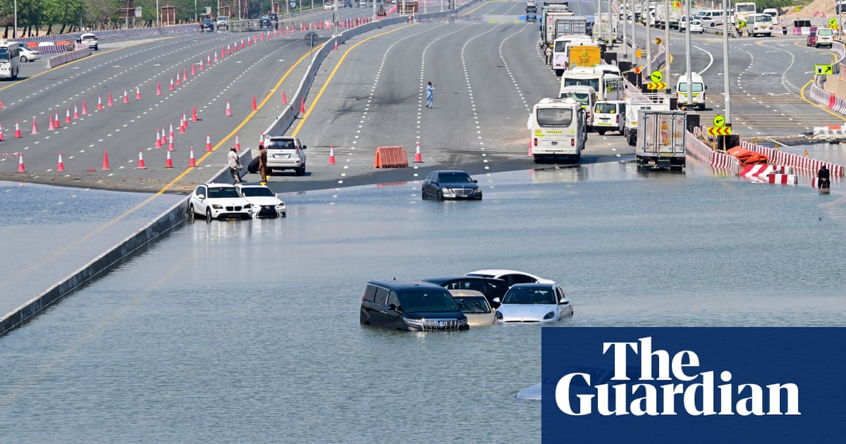 Dubai streets still flooded as authorities scramble to clean up  video | Global