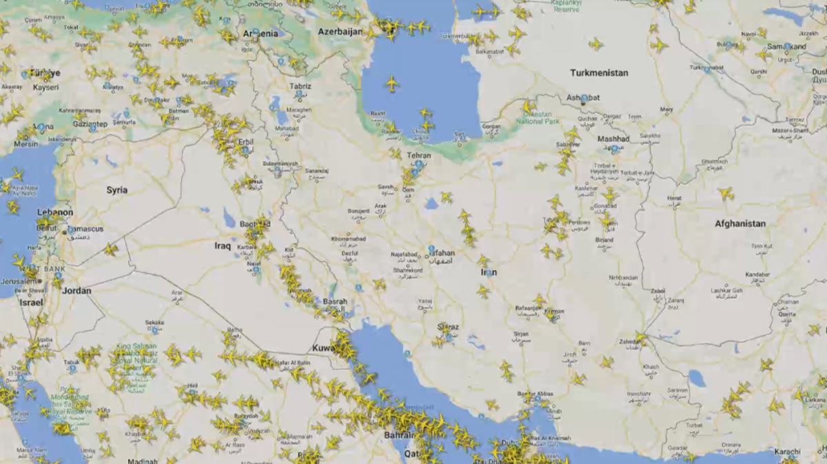 Watch again: Flights across Middle East region tracked after Israel launch missile strike on Iran [Video]
