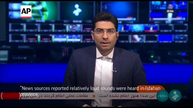 Iran TV News Reports ‘Relatively Loud Sounds Were Heard in Isfahan Province’ [Video]