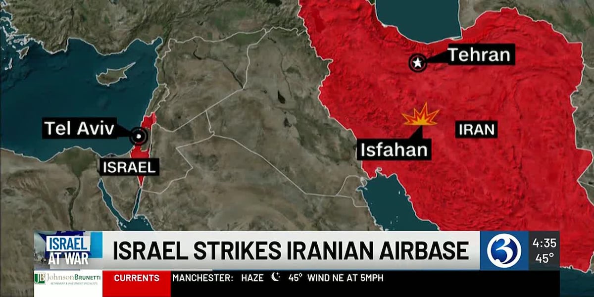 Israel strikes Iranian airbase; Nearby commercial flights grounded [Video]