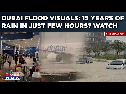 Dubai Flood Visuals: Red Alert| Airport Chaos, Planes Swim| Highways Shut| Heaviest Rain Since 1999? [Video]